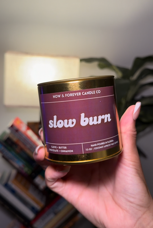 Slow Burn – Clove + Butter, Chocolate + Cinnamon Candle