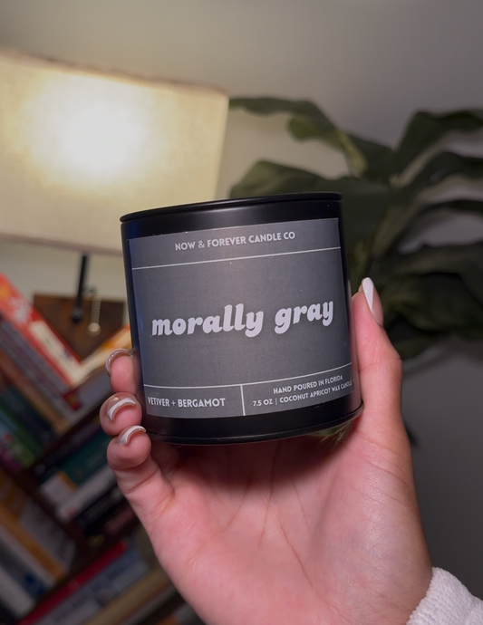 Morally Gray – Vetiver + Bergamot Candle
